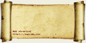 Žaklina Šaranović vizit kartica